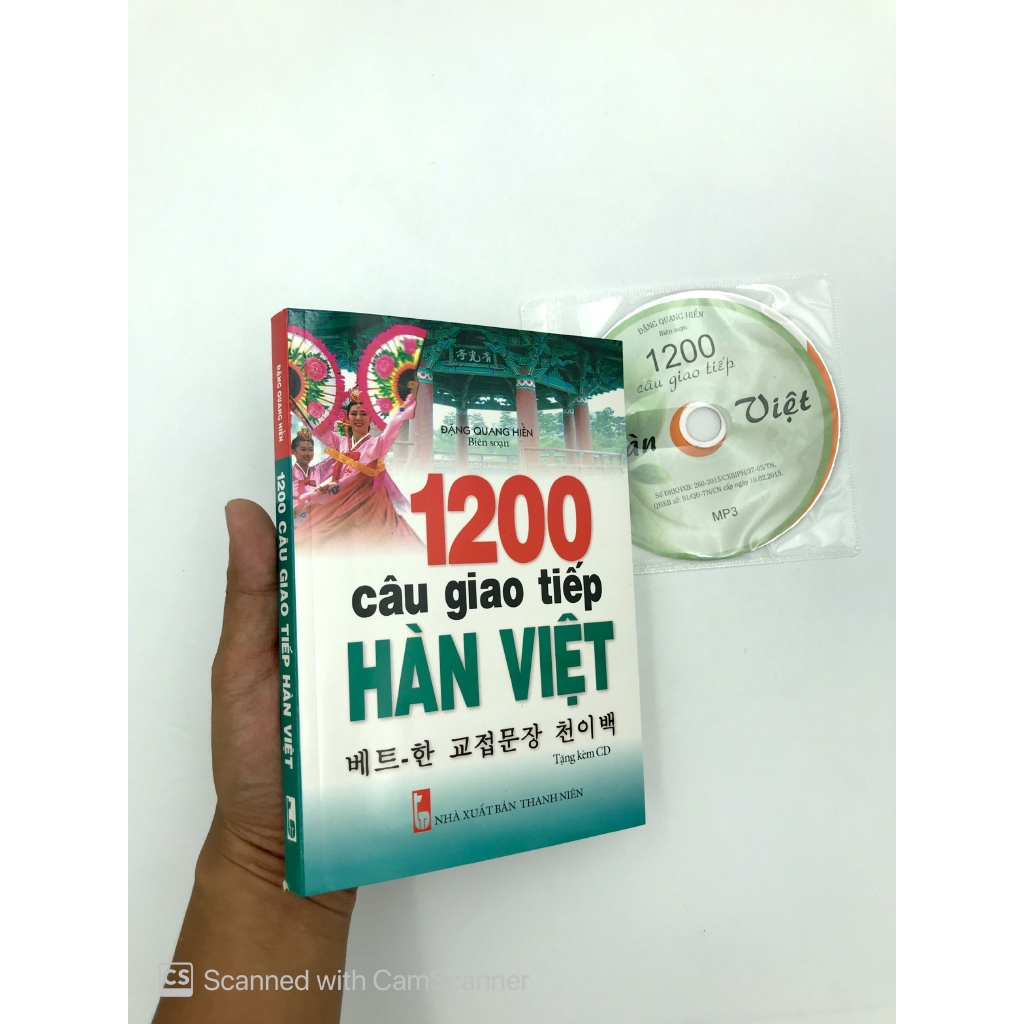 Sách - 1200 Câu Giao Tiếp Hàn Việt (Tặng Kèm CD)