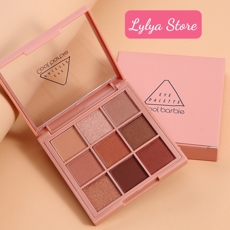 Bảng phấn mắt Coolbarbie 9 màu lì và ánh ngọc trai siêu đẹp Lylya Store | BigBuy360 - bigbuy360.vn