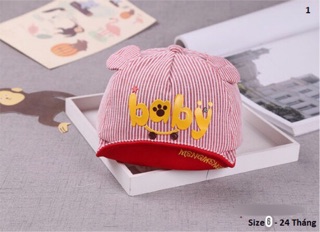 Mũ baby cho bé từ 6 ~24m