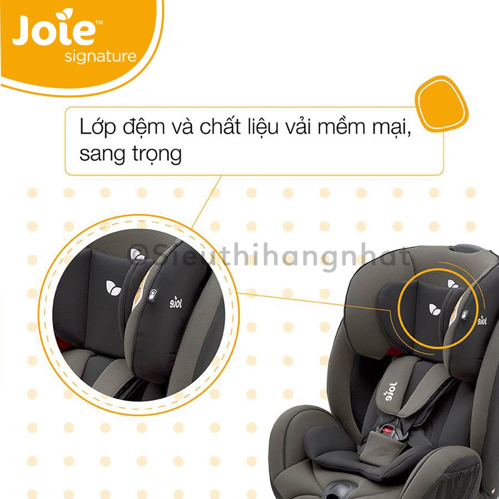 Ghế ngồi ô tô trẻ em Joie Stages cho trẻ sơ sinh, dễ dàng lắp đặt, thiết kế thông minh giúp bé ngồi thoải mái, an toàn