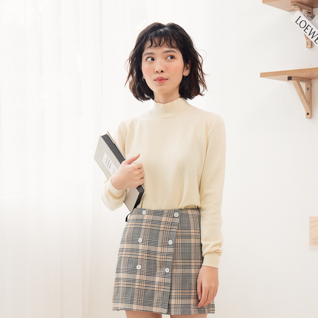 BLEUBIRD Áo len dệt kim dài tay BASIC SWEATER | BigBuy360 - bigbuy360.vn