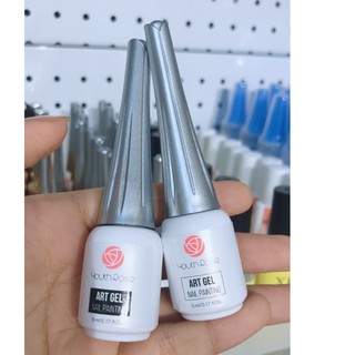 gel vẽ cọ nét hoa hồng trắng, đen [Hàng Chính Hãng]