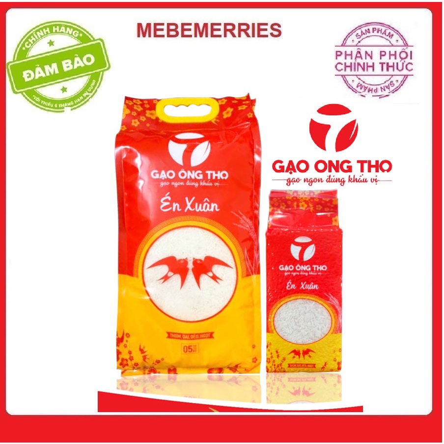 Gạo Ông Thọ Én Xuân Bịch 5kg (ST24 Top 3 gạo ngon nhất thế giới)