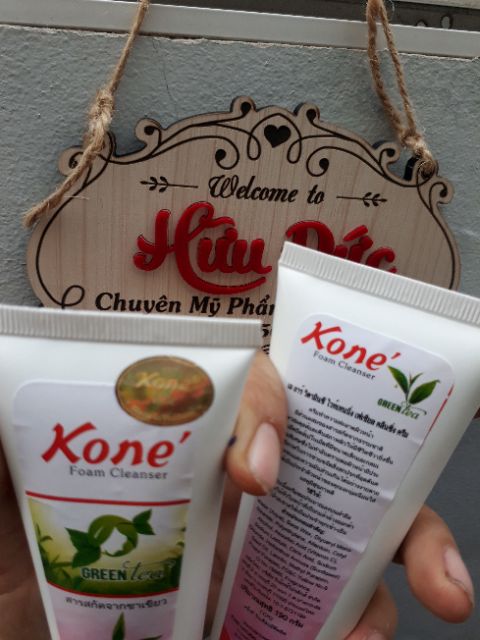 Sữa rữa mặt Trà Xanh và Nghệ, Kone Thái chính hãng