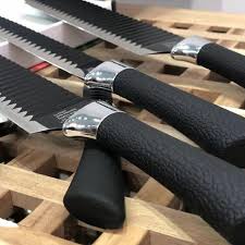 Bộ dao nhà bếp cao cấp 6 món  ASAKH nội địa JAPAN bằng hợp kim không gỉ