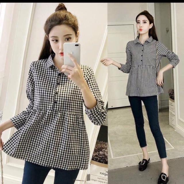 Sale áo bầu công sở