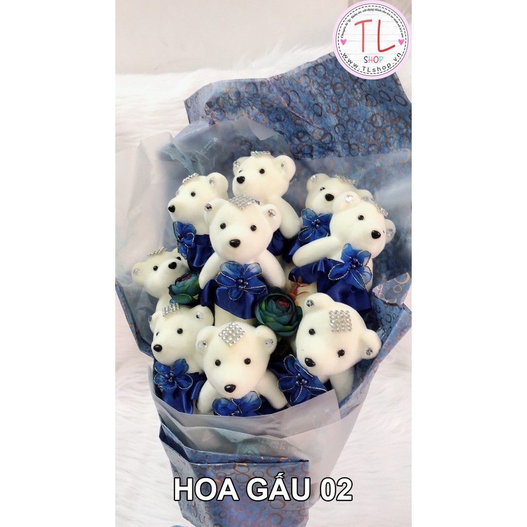 Hoa Gấu xinh xắn -  Hoa hình gấu - Hoa làm quà lưu niệm