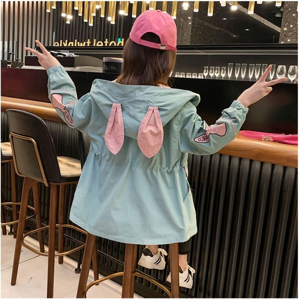 Áo Khoác Gió Thời Trang Xuân Thu 2022 Mới Cho Bé Gái