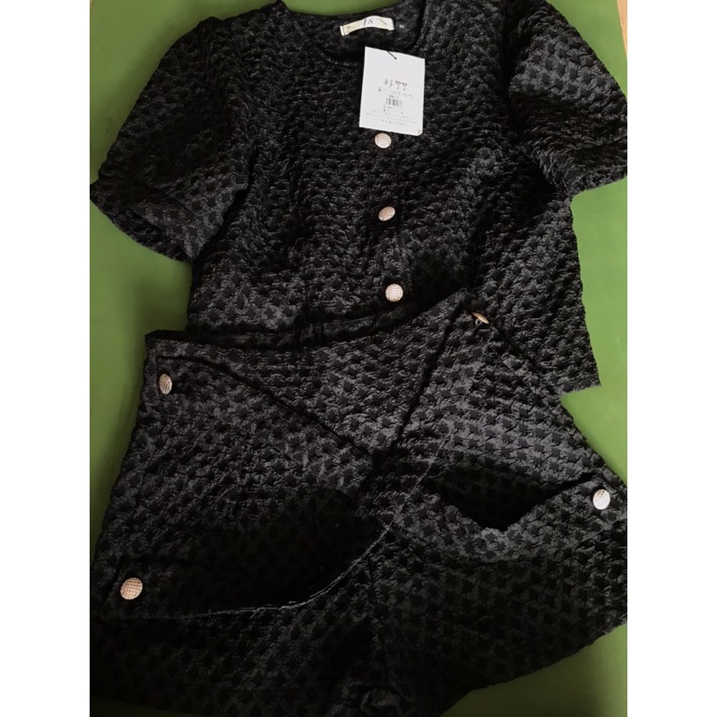Thanh lí Set đồ Hàn Quốc Size S màu đen