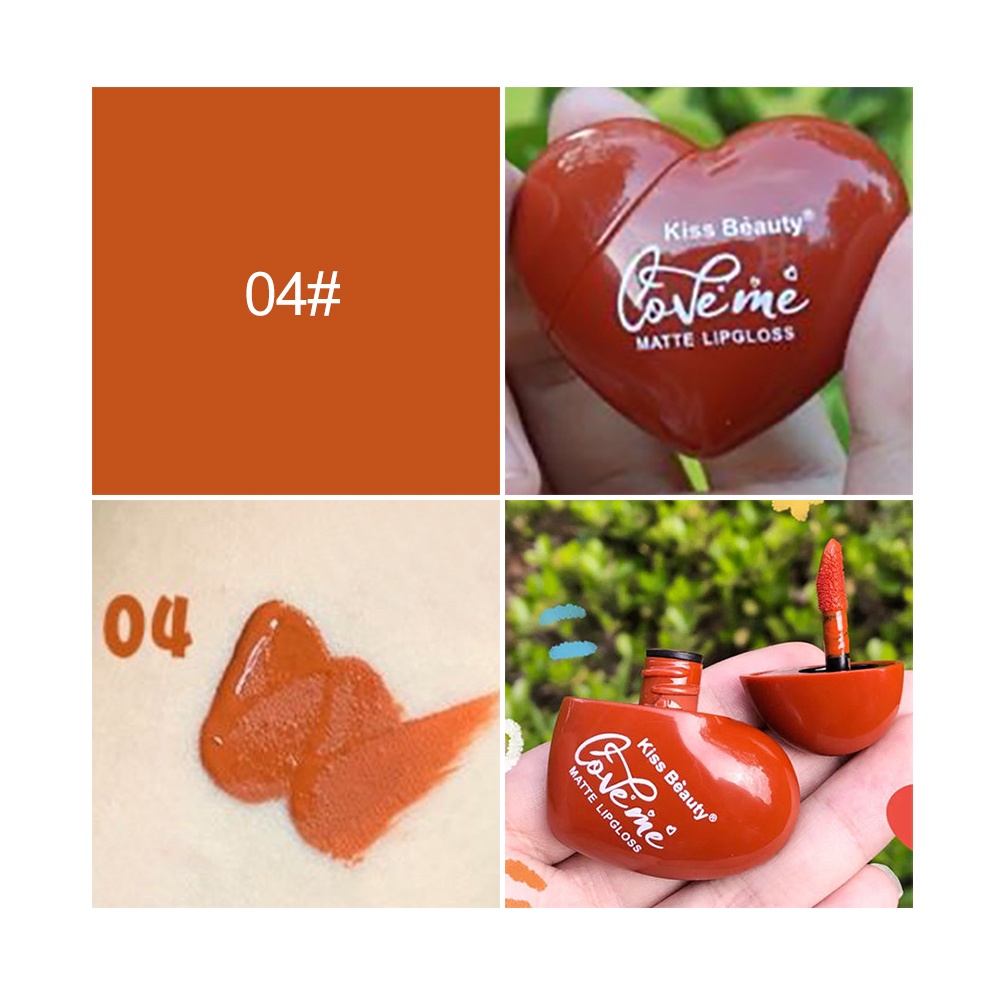 Son Môi KISS BEAUTY Chống Thấm Nước Và Chống Dính Cao Cấp