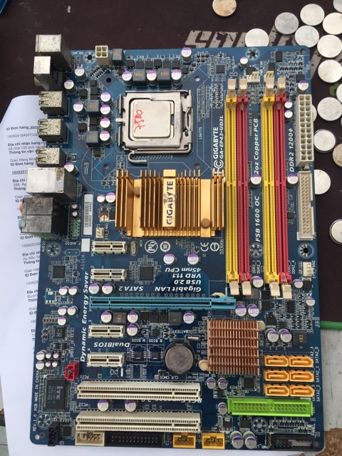 [Mã 1911ELSALE hoàn 7% đơn 300K] Main gigabyte ep43-Ud3l hổ trợ đr2 max 8G | BigBuy360 - bigbuy360.vn