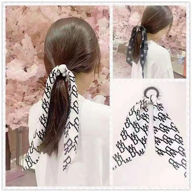 Dây Buộc Tóc Đính Ngọc Trai Thời Trang Cho Nữ