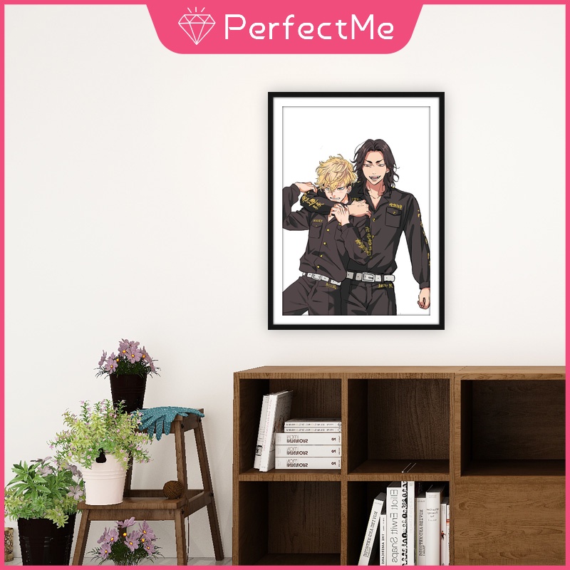 Tranh đính đá 5D họa tiết Anime Tokyo Revengers kích thước 30x40cm