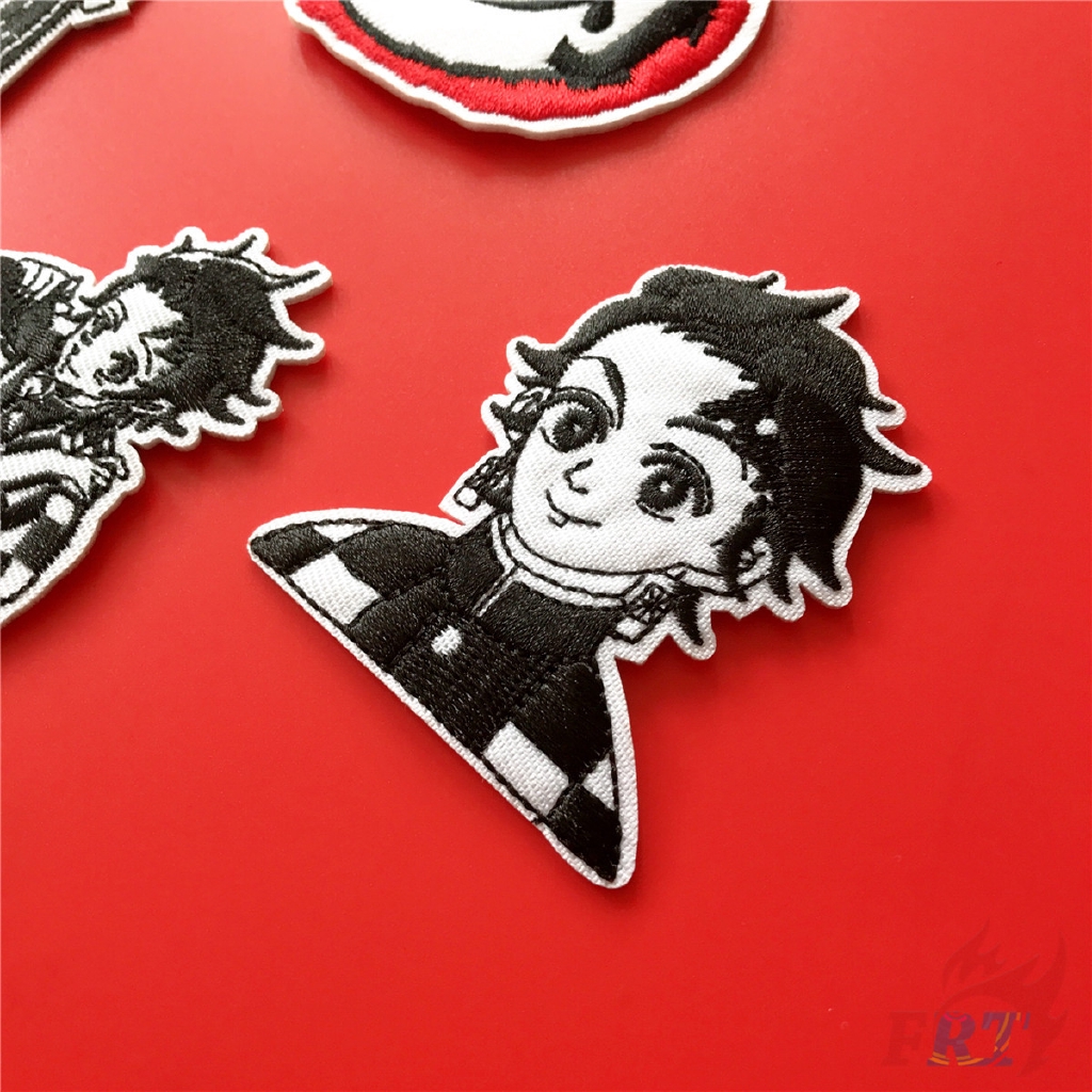 ☸ Anime - Demon Slayer: Kimetsu no Yaiba Patch ☸ 1Pc Diy Sew on Iron on Badges Patches