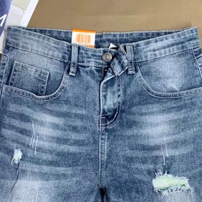 Quần short jean nam, Quần Lửng Nam Jean thời trang cao cấp  Carollstore 06