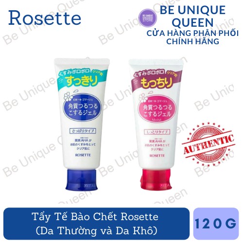 [CHÍNH HÃNG] Tẩy Tế Bào Chết Rosette 120G (Da Thường và Da Khô)