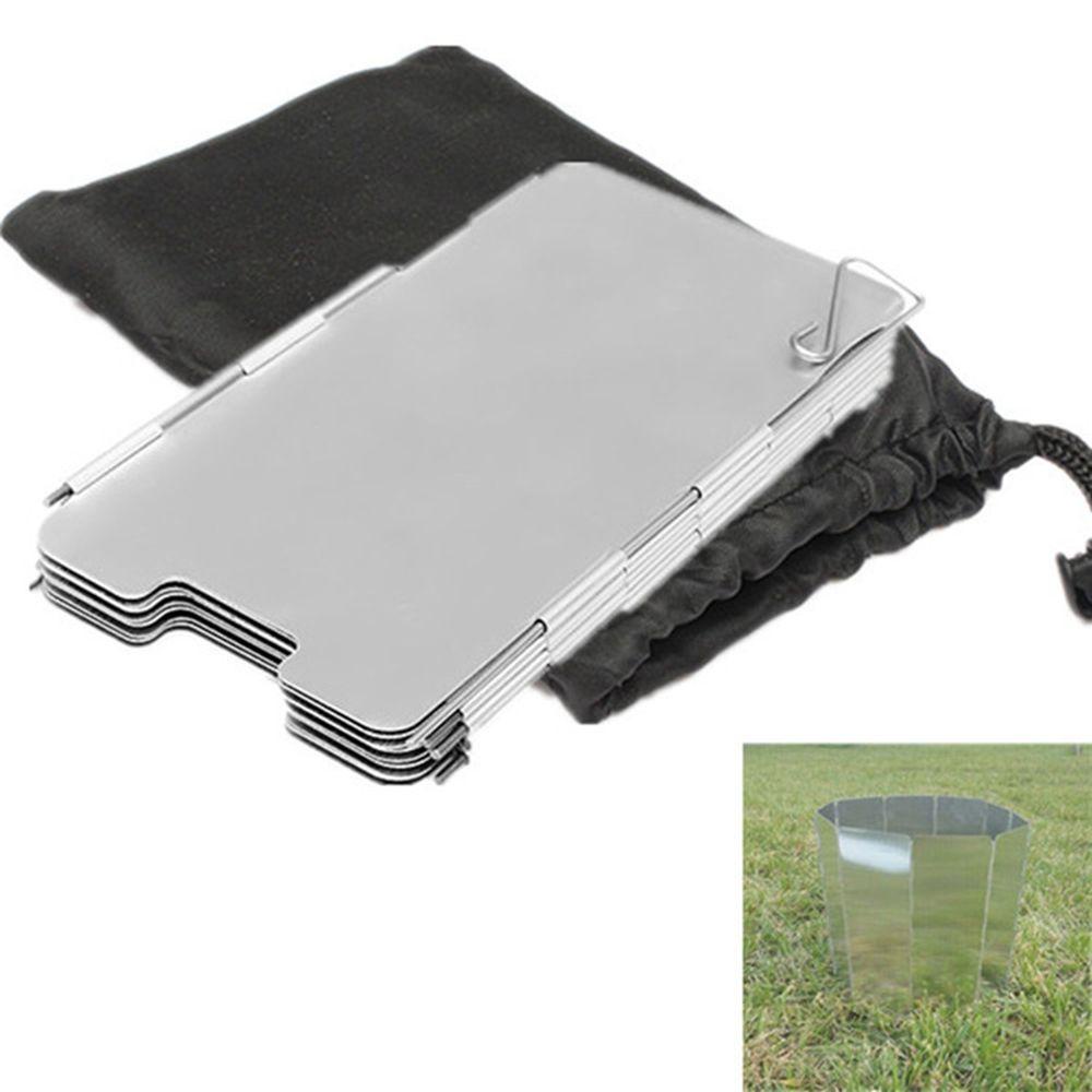 Tấm Chắn Gió Bếp Ga 9 Tấm Chắn Gió Siêu Bền Chất Lượng Cao Tiện Dụng Mang Theo Du Lịch Cắm Trại