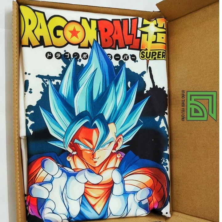 Áo Thun Nam Tay Ngắn Dragon Ball in hình Goku Ảnh Thật Vải Thái