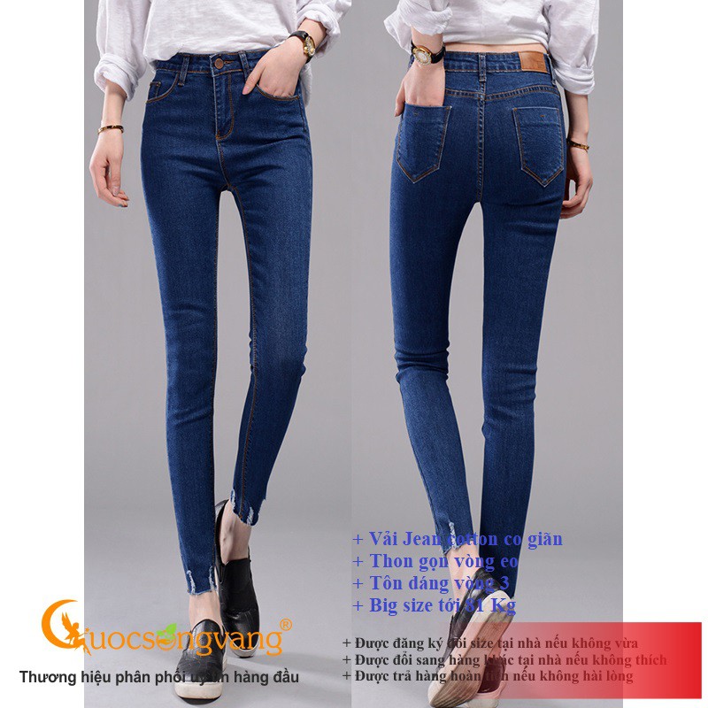 Quần nữ skinny kiểu quần jean nữ không lai GLQ017 Cuocsongvang