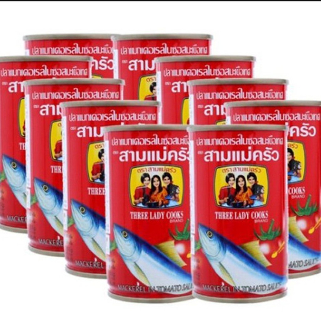 hộp Cá nục sốt cà 3 Cô Gái Hộp 155g