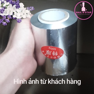 [Hot] Cuộn giấy bạc ủ phá móng 500gr - Giấy bạc ủ phá gel/bột chuyên dụng