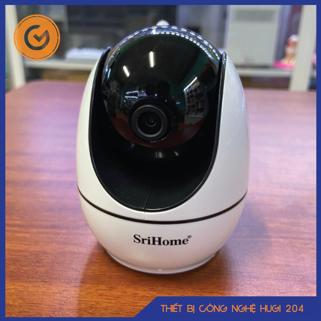 Camera Wifi Srihome SH026 3.0 Siêu nét, xoay 360, Có cổng LAN