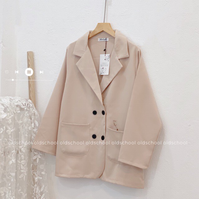 Áo Blazer tay dài màu trơn cho nữ - Áo Vest Hàn Quốc  tay dài trơn THEFASHION 1989 | BigBuy360 - bigbuy360.vn