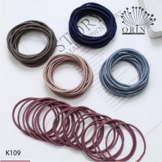 [FreeShip – Xả kho]Thun cột tóc nhiều màu - loại tốt set 3 dây -