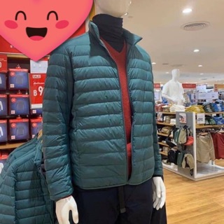 Áo Lông vũ Nam xanh green và ghi