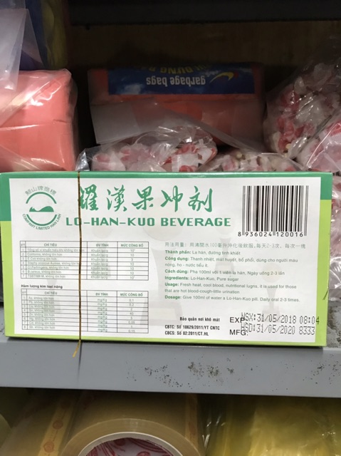 La Hán Quả Việt Nam Hộp 170gr