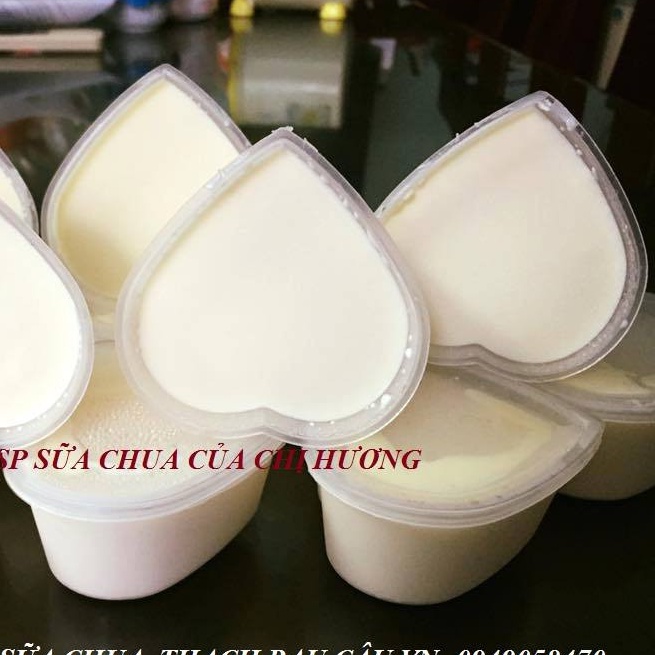 50 hôp Flan tim kèm năp, bánh da bò trái tim, yaourt, thach rau câu - Heart shaped jelly mold with lid