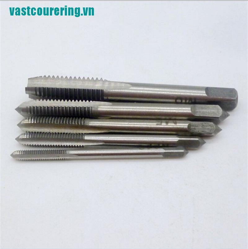 Vội vã☌Bộ 5 Mũi Khoan Thẳng Cầm Tay M3 M4 M5 M6 M8 3mm-8mm