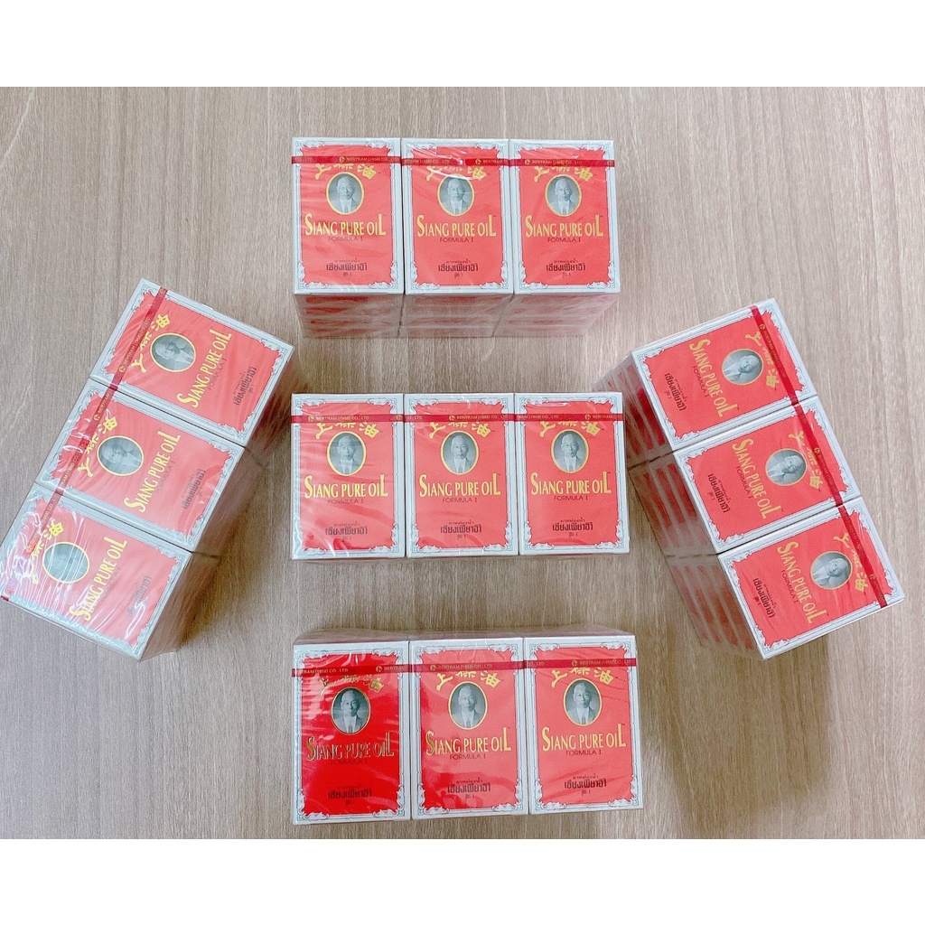 DẦU ÔNG GIÀ ĐỎ SIANG PURE OIL THAILAND CHAI 7ML SET 2CHAI