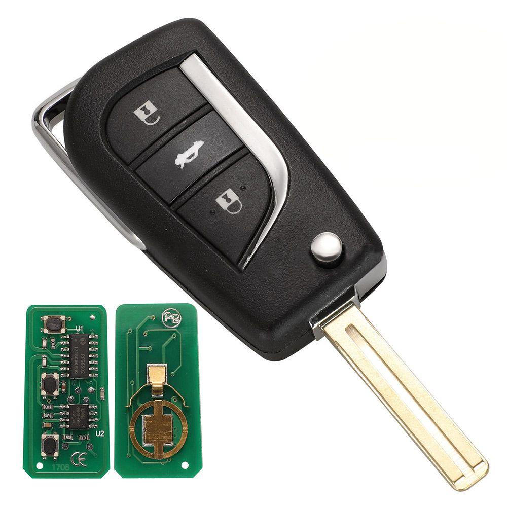 Chìa Khóa Điều Khiển Từ Xa 315Mhz Bền Bỉ Chuyên Dụng Cho Xe Hơi Toyota Carrolla