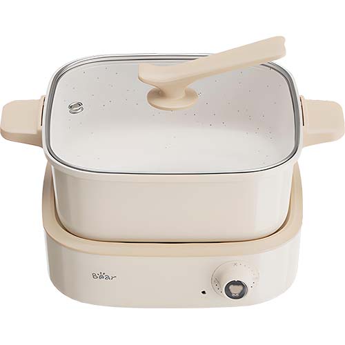 Nồi lẩu điện đa năng Bear DHG-C40M1 - Hàng chính hãng - Dung tích lớn 4L,Thiết kế trang nhã