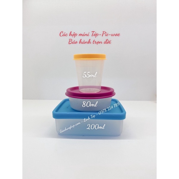 Tổng hợp các hộp mini cho bé ăn dặm