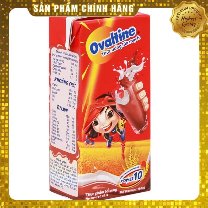 Lốc 4 hộp Ovantine 180ml mẫu mã mới