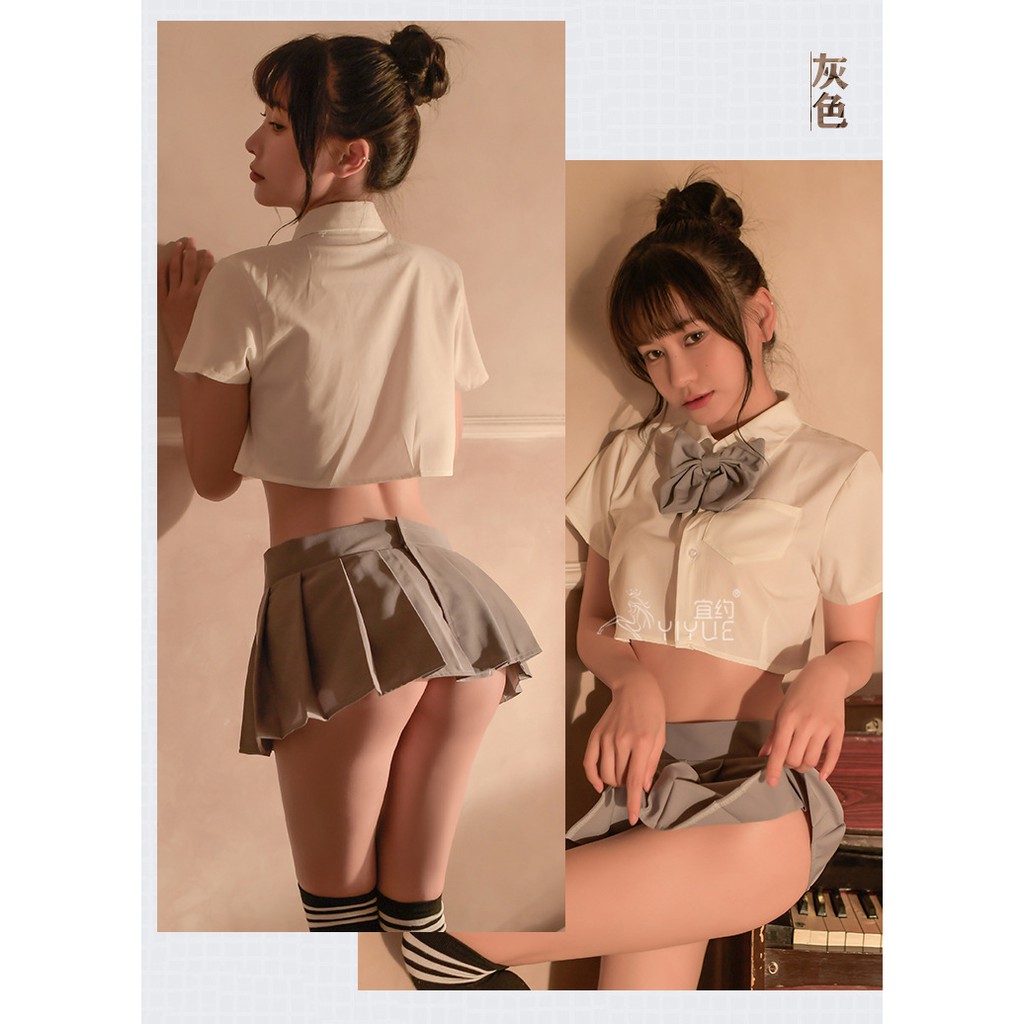 Set đồ ngủ cosplay nữ sinh ngây thơ sexy TK2756