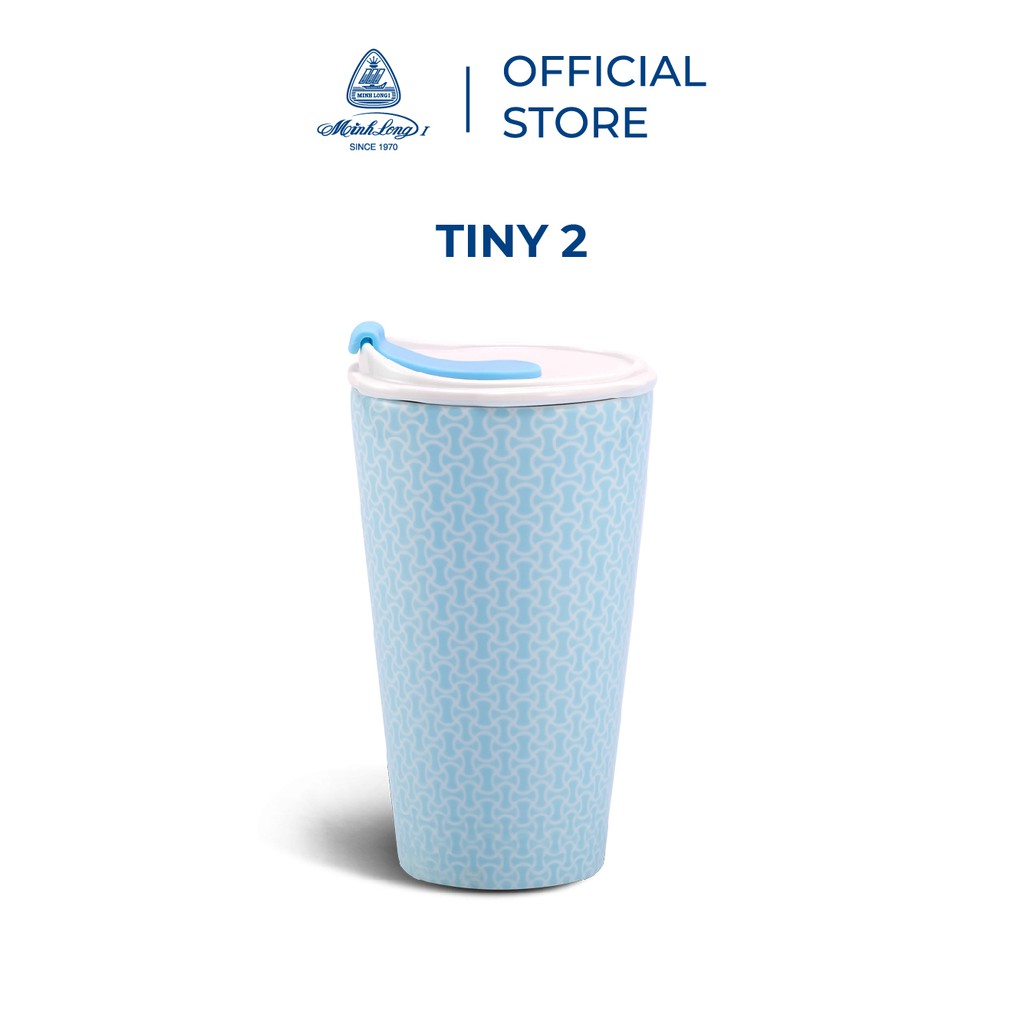 Ly Sứ Dưỡng Sinh Minh Long 0.48 L - Nắp Ống Hút (K1) - Tiny 2 ( Ltj )