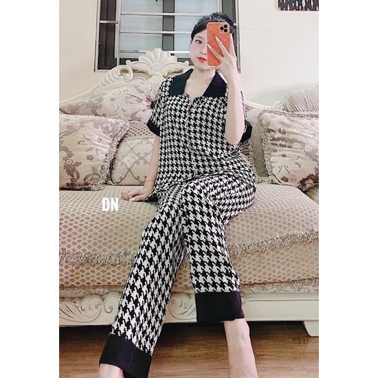 Bộ đồ pijama  mặc nhà chất lụa mango loại 1