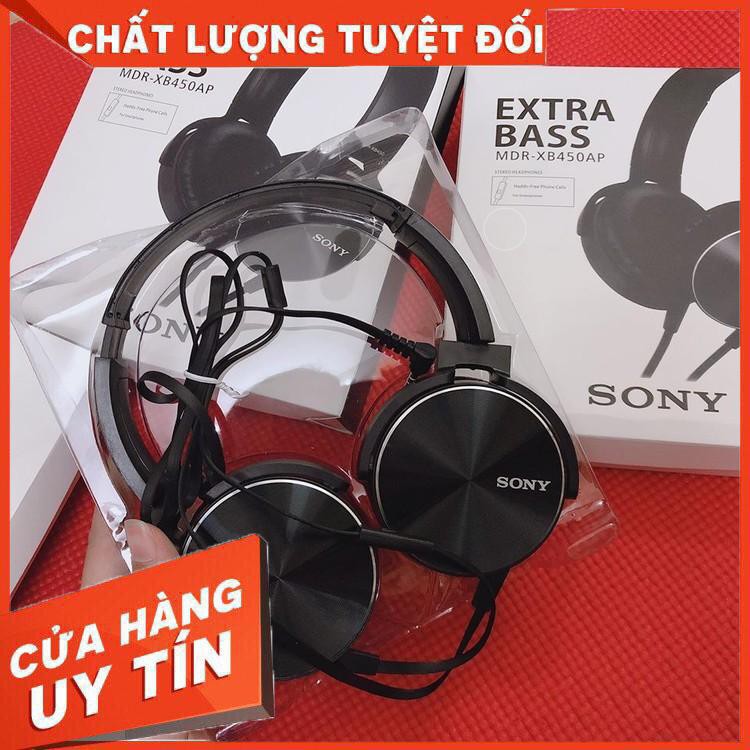 ⚡️SIÊU RẺ⚡️ Tai Nghe Sony MDR -XB450AP Extra Bass Âm Thanh Cực Hay - Thiết Kế Cực Đẹp - Chất Lượng - Hàng nhập khẩu