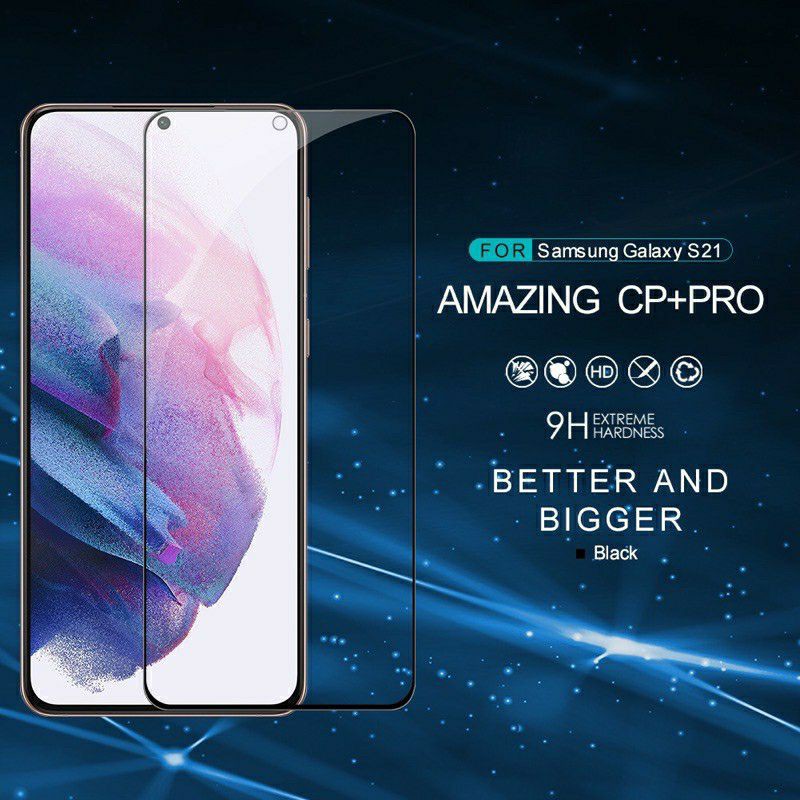 Kính cường lực Nillkin CP+ Pro cho Samsung S21, S21 Plus, 5G Full màn hình chính hãng