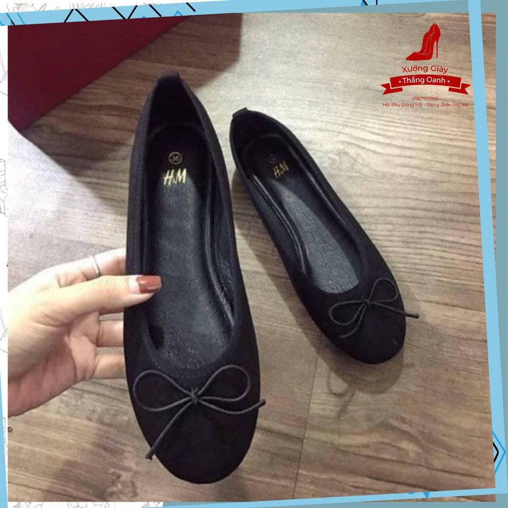 [ HÀNG GIÁ RẺ ]Giày bệt nơ hm