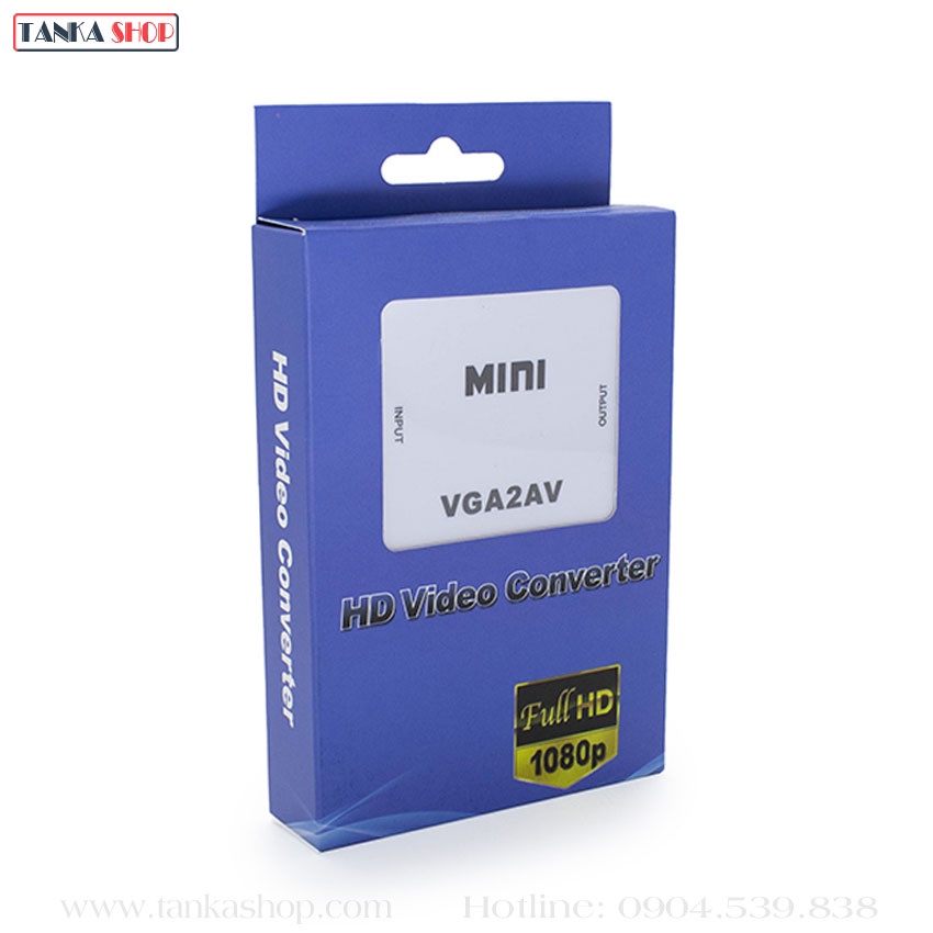 Bộ chuyển đổi VGA sang AV Mini VGA2AV