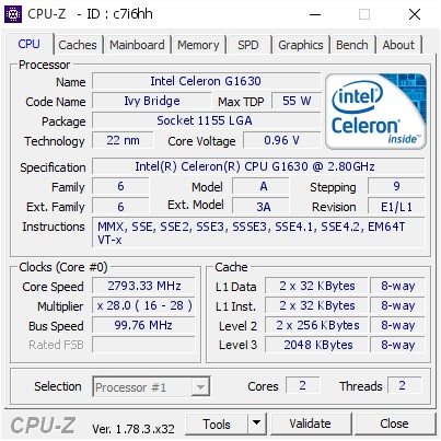 CPU Intel Celeron G1630 | BigBuy360 - bigbuy360.vn
