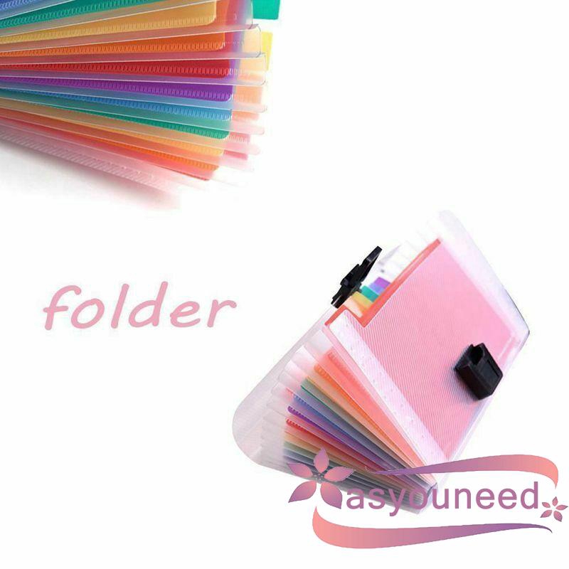 Bìa đựng hồ sơ cỡ giấy A6 13 ngăn tiện dụng | BigBuy360 - bigbuy360.vn