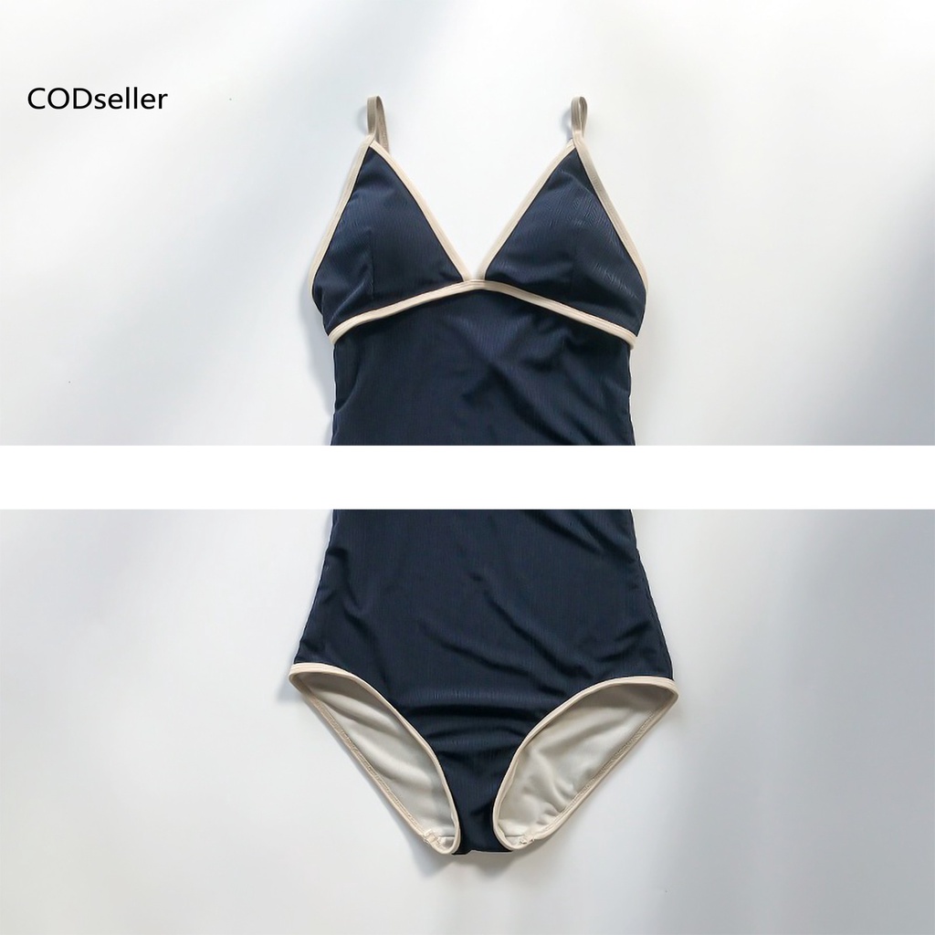 Bộ Bikini Cổ Chữ V Sâu Mềm Mại Phong Cách Thể Thao Thời Trang Đi Biển Cho Nữ | BigBuy360 - bigbuy360.vn