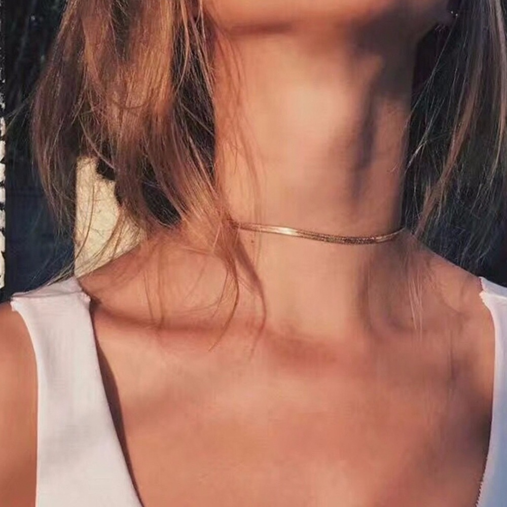 Vòng Cổ Choker Kiểu Dáng Đơn Giản Thời Trang Màu Sắc Rực Rỡ Cho Nữ