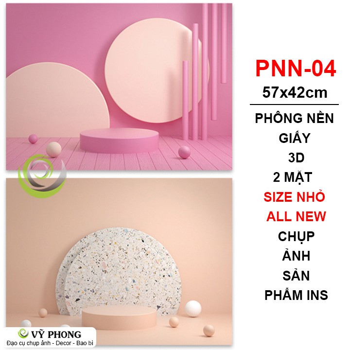 PHÔNG NỀN GIẤY 3D SIZE 57x42CM 2 MẶT ALL NEW TRANG TRÍ CHỤP HÌNH PHỤ KIỆN MỸ PHẨM THỨC ĂN ĐẠO CỤ CHỤP ẢNH INS PNN-04