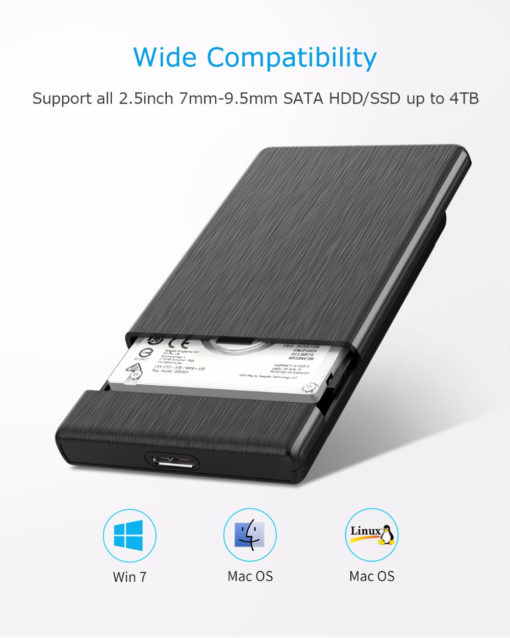 Hộp Đựng Ổ Cứng Ngoài Orico 2.5 Inch Sang Usb 3.0 Hdd